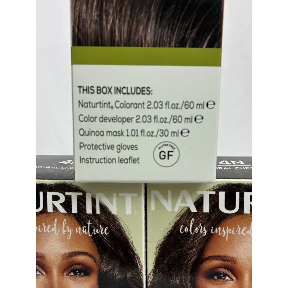 Naturtint 4N Permanent Hair Color Gel Natural Chestnut Brown 3 Pack